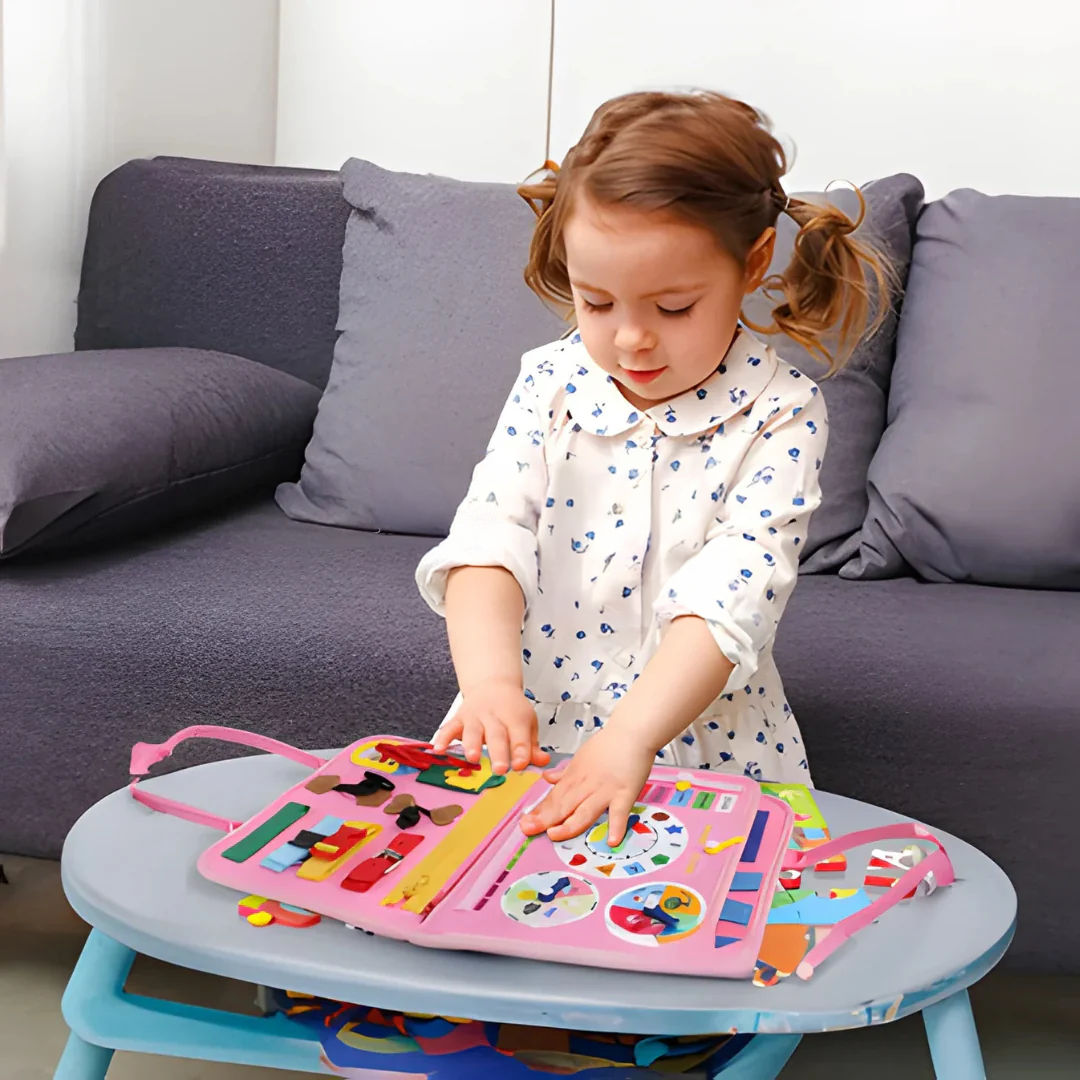 Beschäftigungstasche für Kinder aus Filz mit Griff