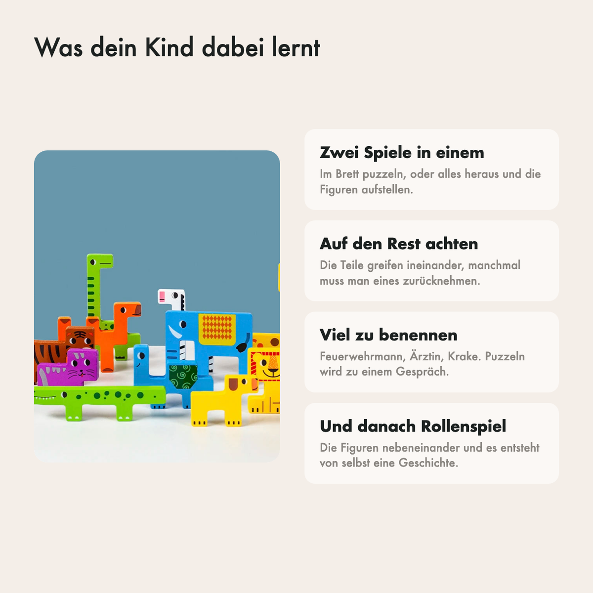 Was dein Kind mit dem Einlegepuzzle lernt: Formen einpassen, vorausdenken, benennen und selbst spielen