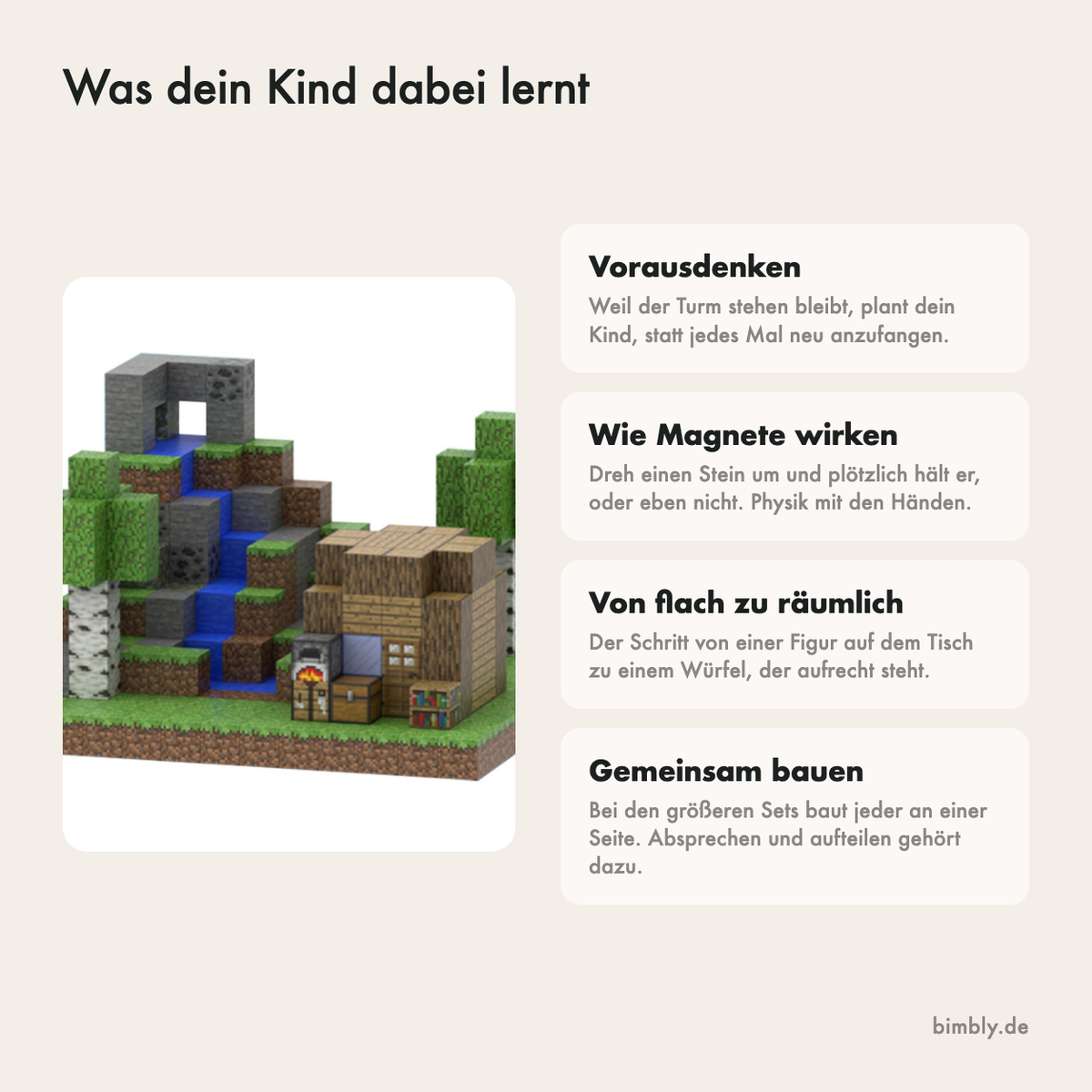 Was dein Kind mit Magnetbausteinen lernt: räumliches Denken, planen, dranbleiben und zusammenarbeiten