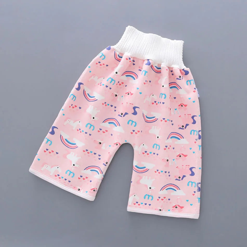 Trainingshose mit dem Muster Einhorn in Rosa